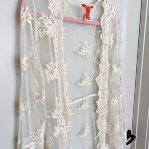 Lace Cover Up - Cream